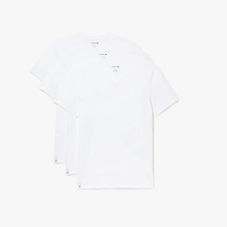Lacoste Mens TH3374 Pajama top, White (001), M
