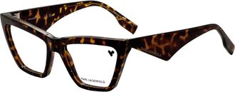 Karl Lagerfeld Womens 54mm Dark Tortoise Eyeglasses KL6195-242-54