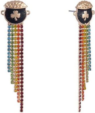 Hallmark Pot Of Gold Earrings in Green at Nordstrom