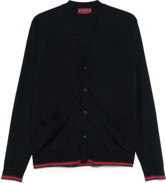 Gucci wool cardigan - men - Wool - M - Blue