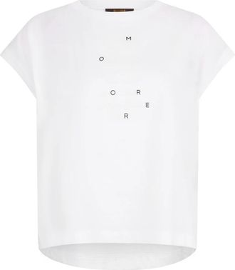 Moorer Ella - Dames - T-shirts - Wit - 5XL - Katoen - Tops
