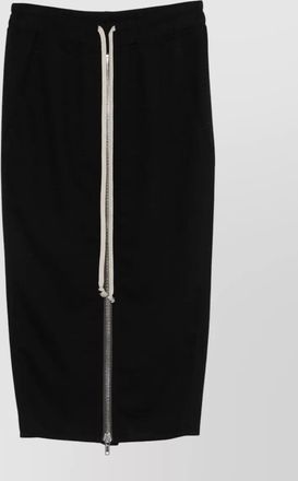 Rick Owens wool short pencil skirt