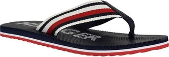 Tommy Hilfiger Donom Flip Flop in Navy Stripe Multi at Nordstrom Rack, Size 12