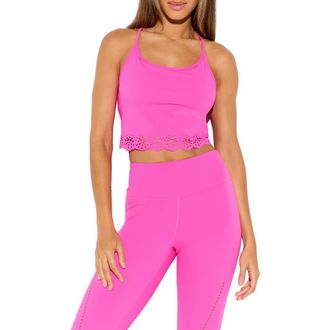 Spiritual Gangster Petal Crop Tank in Hype at Nordstrom, Size X-Small