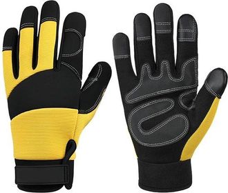 No Brand Guantes De Jardiner&iacute;a Con Acolchado Grueso Para Mayor Protecci&oacute;n (talla: L - Longitud 19 Cm - Circunferencia De La Palma 20-21 Cm - Ancho De La Palma: