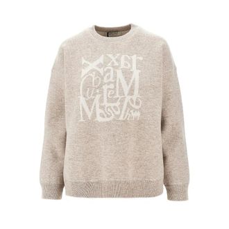 Max Mara graphic sweater - Neutrals