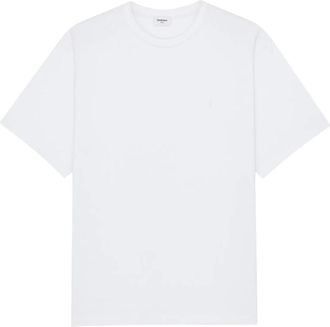 Saint Laurent Cassandre Oversized T-shirt - Heren - T-shirts - Wit - L - Katoen - Tops