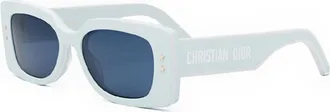 Dior DIORPACIFIC S1U Blue Rectangular Ladies Sunglasses CD40098U 84V 53