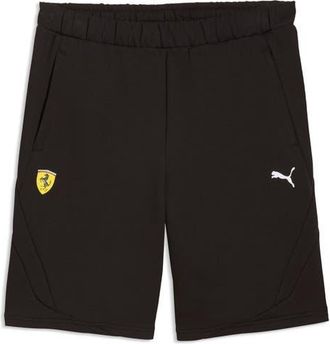 Puma Scuderia Ferrari Motosport 1 Sweat Shorts in Puma Black at Nordstrom, Size Xx-Large