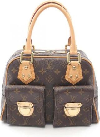 Louis Vuitton Pre-owned Handbags, female, Brown, Size: ONE SIZE Pre-owned Canvas handbags