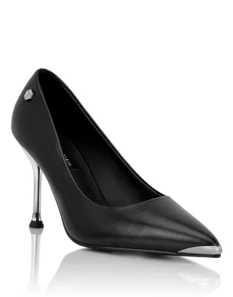 Philipp Plein Nappa Decollete Hi-Heels Pump H110 Hexagon