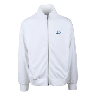 Sun 68 Zip-throughs, male, White, Size: 2XL Felpa con Zip