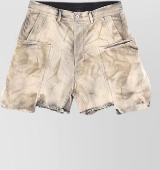 Rick Owens cotton stefan cargo shorts