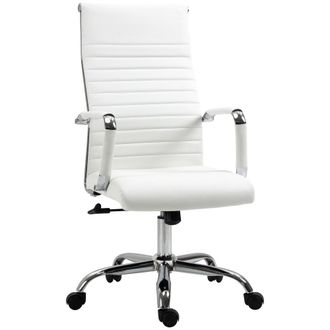 Vinsetto Silla de oficina 54x62x114 cm blanco