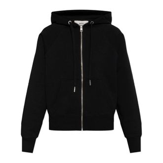 Ami Zip-throughs, female, Black, Size: 2XS Sweatshirt with logo