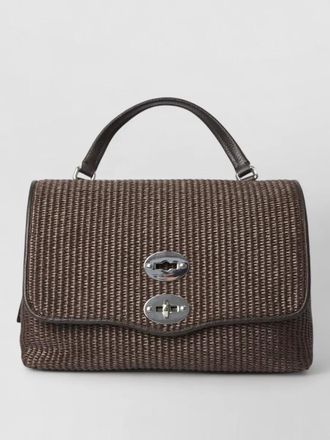 Zanellato vimini small raffia bag top handle
