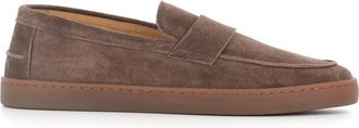 Henderson Loafers, male, Brown, 7 1/2 UK, Light Brown Slip-On Suede Sandals