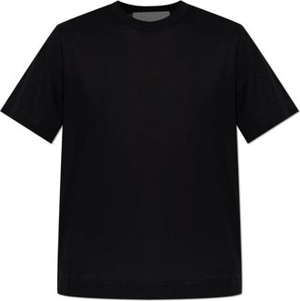 Ami T-shirt met geborduurd logo - Dames - T-shirts - Zwart - S - Katoen - Tops