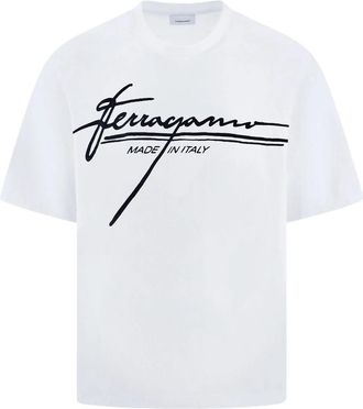 Ferragamo Logo-print Cotton T-shirt