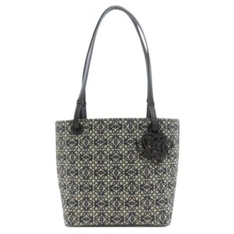 Loewe Pre-owned Canvas Tote Bag - Dames - Vintage Shopper - Beige - ONE Size - Vintage