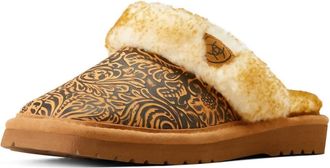 Ariat Womens Jackie Exotic Embossed Slipper In Brown