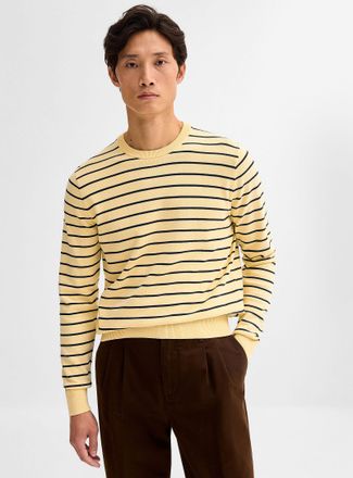 Le 31 Mens Nautical stripe sweater