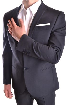 Daniele Alessandrini Daniele Alessandrini Grauer Anzug Blau