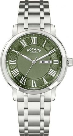 Rotary RGB10023-24 Mens Heritage Watch - Silver - One Size