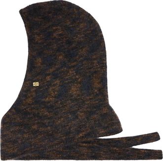 Ganni Dames, Accessoires, Bruin, Maat: ONE Size Mohair