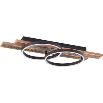Lindby Lindby LED Sentoa in Ocra da Legno