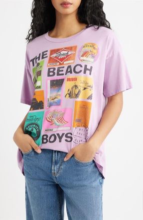 Daydreamer The Beach Boys Stage Merch Graphic T-Shirt in Hazy Orchid at Nordstrom, Size X-Small