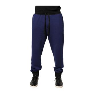 Dolce & Gabbana Heren, Broeken, Blauw, Maat: 3XL Katoen