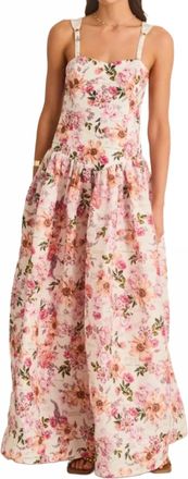 Aqua Blu Australia Sadie Floral Dress In Chase