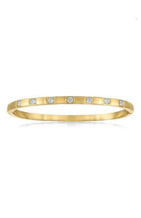 BEN ONI Polished Cubic Zirconia Bangle Bracelet in Gold at Nordstrom