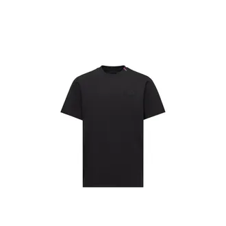 Moncler Moncler Logo Cotton T-shirt, Men, Black, Size: 3xl