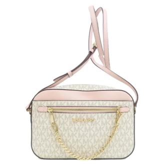 Michael Kors Pre-owned Cross Body Bags, female, White, Size: ONE SIZE Pre-owned Fabric shoulder-bags