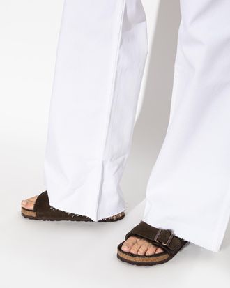 Birkenstock Arizona Shearling Slides, Womens, Brown