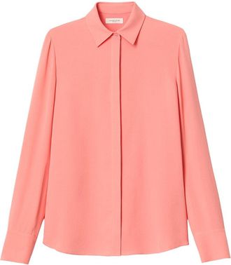 Lafayette 148 New York Plus Scottie Silk Blouse