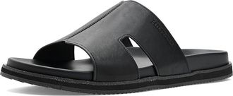 Tommy Hilfiger Welch Mens Sandals Black 001 : 11 D - Medium, Leather