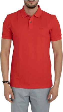 HUGO BOSS Tops, Heren, Rood, S, Polo Shirts