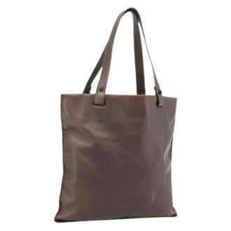 Loewe Pre-owned Leren Schoudertas - Dames - Vintage Shopper - Bruin - ONE Size - Leer - Vintage