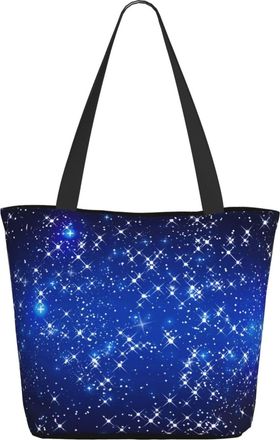 AOOEDM Sparkling Starry Sky Ladies Shopping Bag 13x11x7in.The Perfect ValentineS Day Gift.It Is The Best ValentineS Day Gift For Mom, Daughter, Wife,Etc