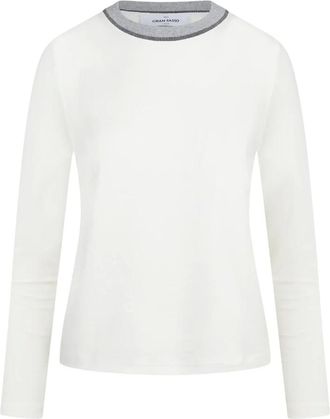 Gran Sasso Maglione Girocollo - - Tops - Donna - Bianco - M