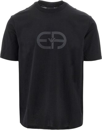 Emporio Armani Logo print lyocell-blend T-shirt Man XXL