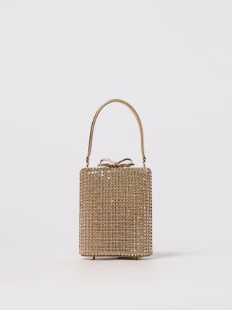 Self Portrait Borsa Self-Portrait in pelle laminata con strass all over