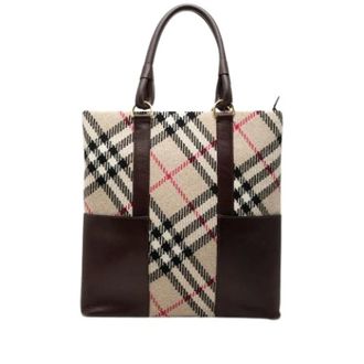 Burberry Borsa Tote Pre-owned in Lana - - Pre-owned - Donna - Beige - ONE SIZE