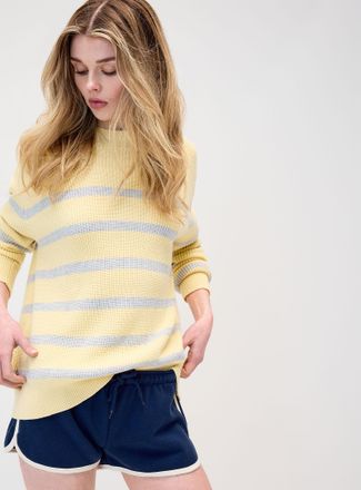 Twik Womens Oversized striped sweater