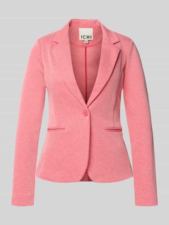Ichi Regular Fit Blazer mit Reverskragen Modell Kate in Neon Pink, Gr&ouml;&szlig;e XXL