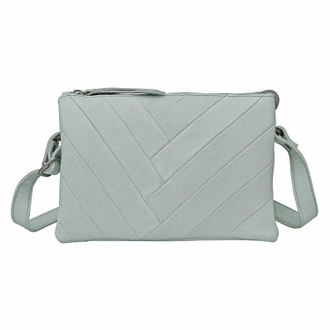 Latico Sunny Handcrafted Leather Crossbody Bags In Sky Blue
