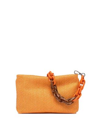Gianni Chiarini Brenda Orange Clutch Bag